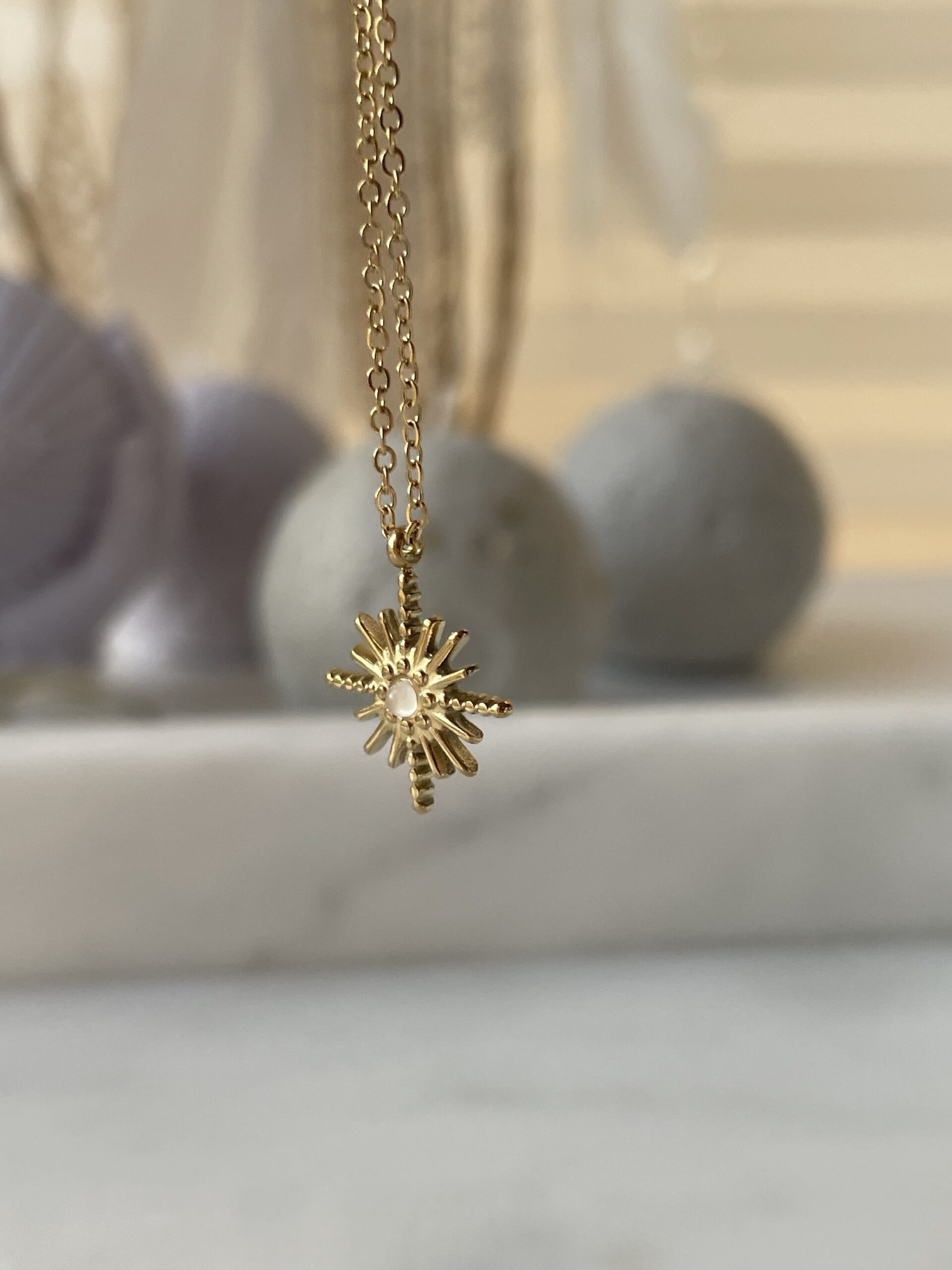 amulet naszyjnik gwiazda snowflake