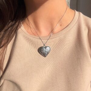 Amulet Heart Spell Silver