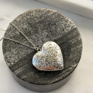 Amulet Heart Spell Silver